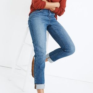 MADEWELL high rise slim boyjean sz 27